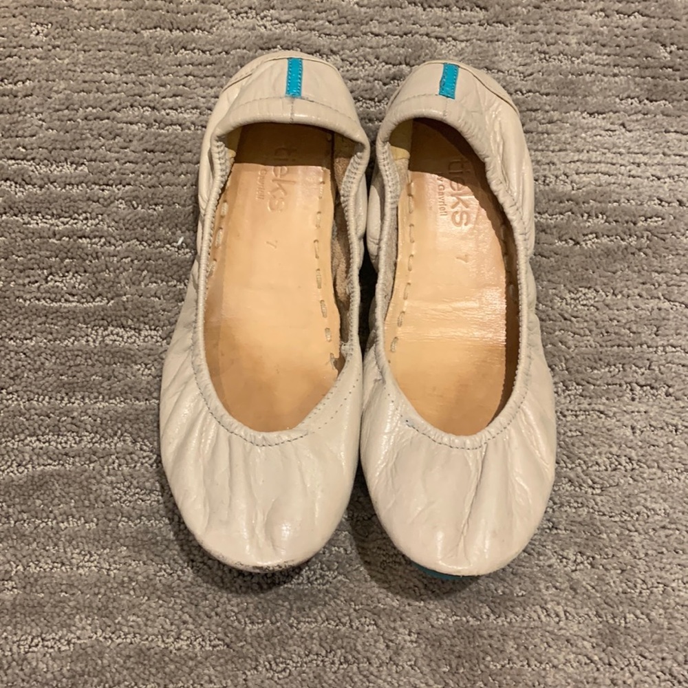 Tieks Beige/Nude Flats size 7